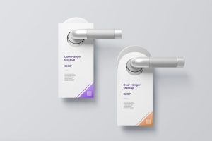 Door Hanger Mockup