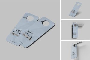 Door hanger Mockup