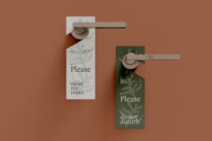 Door Hanger Mockup