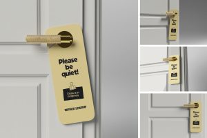 Door Hanger Mockup