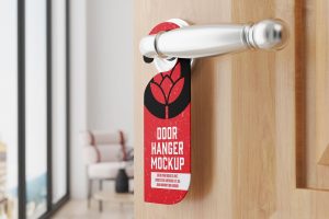 Door Hanger Mockup