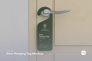 Door Hanger Mockup