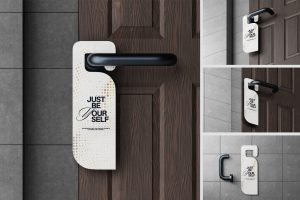 Door Hanger Mockup