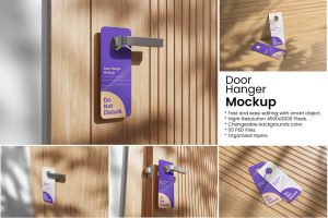 Door Hanger Mockup