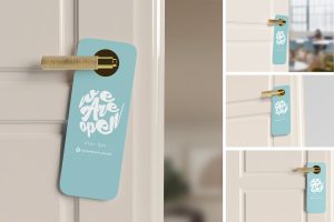 Door Hanger Mockup
