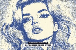 Dots Sketch Photo Effect