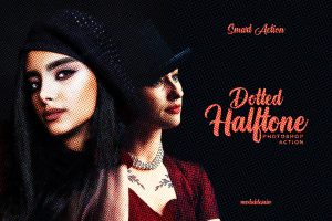 Dotted Halftone – Action Photoshop