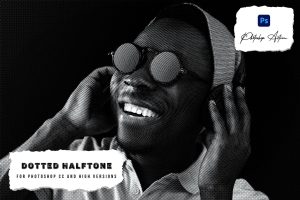Dotted Halftone Pattern Photoshop Action