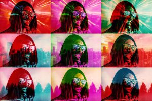 Double Color Parallax Photo Effect