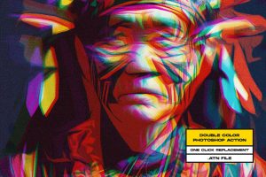 Double Color Photoshop Action