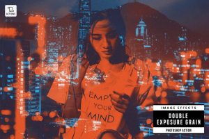 Double Exposure Grain Effect