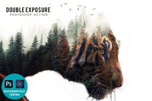 Double Exposure Photoshop Action