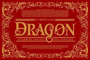 Dragon | Victorian Font Typeface