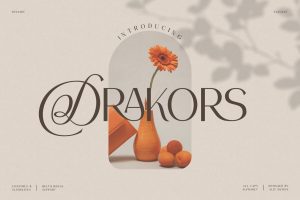Drakors elegant font