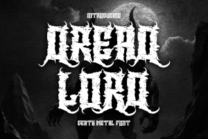 Dread Lord – Death Metal Font
