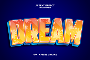 Dream  3d Text Effects