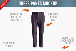 Dress Pants Mockup