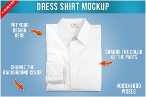 Dress Shirt Mockup Template