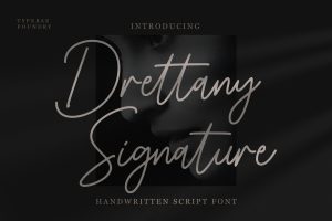 Drettany Signature Script Font