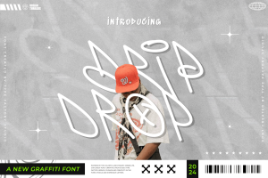 Drip Drop – Graffiti Font