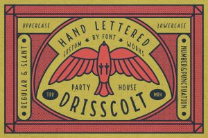 Drisscolt – Hand Lettered Font