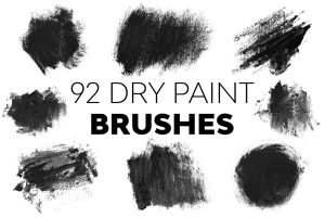 Dry Paint Brushes