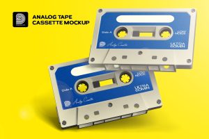 DST Analog Tape Cassette Mockup