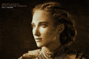 Dual Color Strach Photo Effect