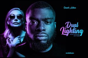Dual Lighting – Photoshop Action
