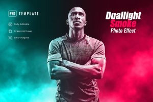 Duallight Smoke Photo Effect