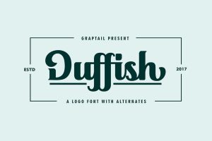 Duffish – Logo Font