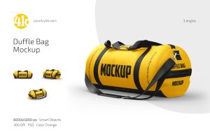 Duffle Bag Mockup Set