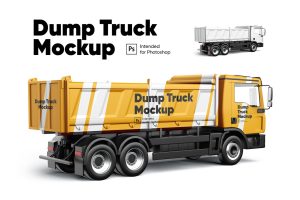 Dump Truck Mockup