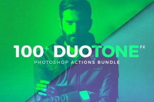 Duotone Photoshop Action Bundle