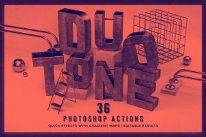 Duotone Photoshop Actions