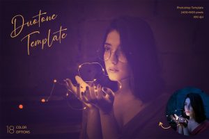 Duotone Photoshop Template