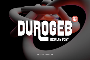 Durogeb Display Font