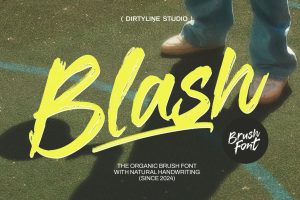 Dx Blash – Brush Font Lettering