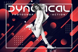 Dynamical Poster Photoshop Action