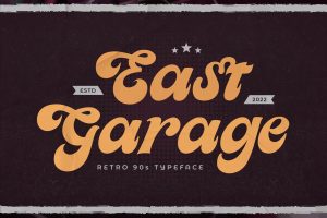 East Garage – Retro 90’s Typeface