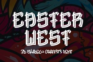 Easter West – 3d Display Font
