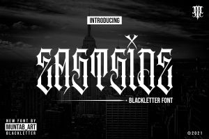 Eastside | Blackletter font