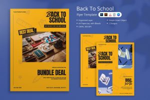 Ebon – Back To School Flyer & Canva Template