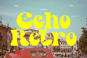Echo | Retro Font