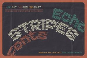 Echo Stripes – Variable Font Set