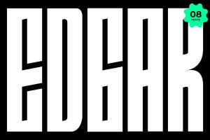 Edgar – Condensed Display Sans-Serif Font family