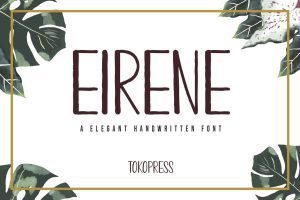 Eirene – Girly font