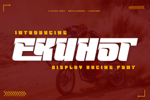 EKUHOT – Sport Racing Font
