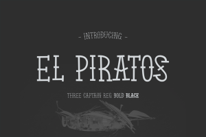 EL PIRATOS – Sailor Tattoo Font
