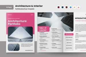 Elegant Architecture Portfolio Brochure